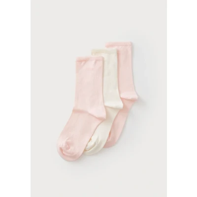 Image of BOSS LOGO 3 PACK Socks, Women&#039;s, Size: 4.5, Light pastel pink