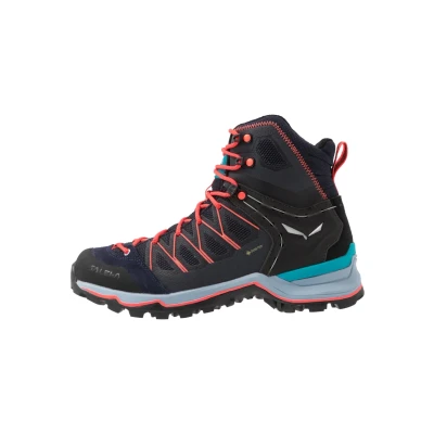 Image of Salewa MTN Trainer LITE MID GTX Hiking shoes, Women&#039;s, Size: 6.5, Premium navy/blue fog Leather and textile