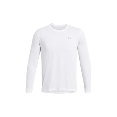 Image of Under Armour Launch Long sleeved top white, Men&#039;s, Size: Large, White