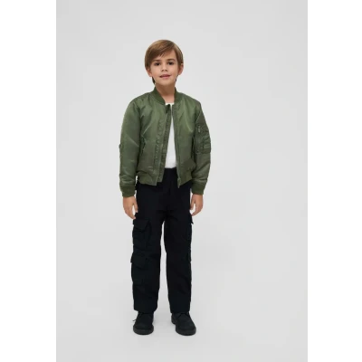 Image of Brandit Bomber Jacket for kids, Size: 7 8y, Olive