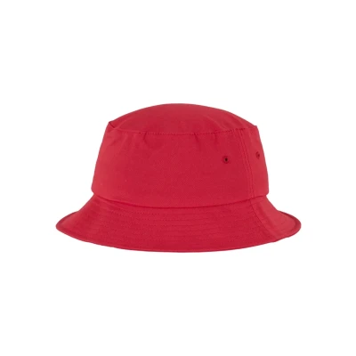 Image of Flexfit Twill Bucket Hat, Size: One Size, Red