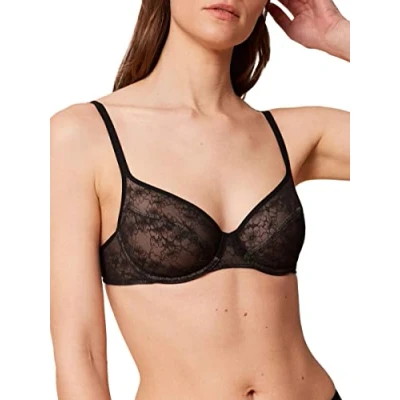 Image of Triumph Bright Spotlight Underwired bra, Women&#039;s, Size: 36DD, Black