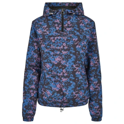 Image of Urban Classics Windbreaker, Women&#039;s, Size: XS, Duskviolet camo