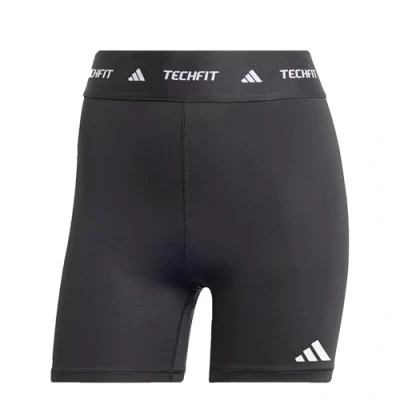 Image of adidas Women&#039;s TECHFIT Short Leggings, XS 3 inch Black