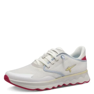Image of Tamaris Trainers, Women&#039;s, Size: 4, White comb Textile/synthetics