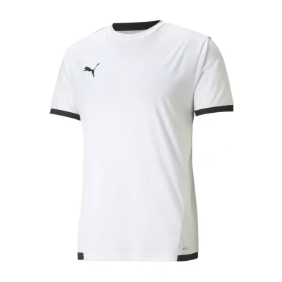 Image of puma Teamliga Sports Tshirt, Men&#039;s, Size: XXL, white black