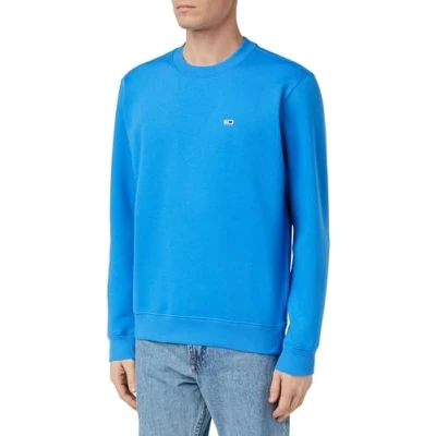 Image of Tommy Jeans Regular C NECK Sweatshirt, Men&#039;s, Size: 34, Meridian blue