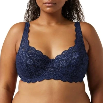 Image of Triumph Amourette Underwired bra, Women&#039;s, Size: 34DD, Deep water