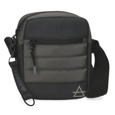 Image of Adept Dmas shoulder bag Grey 15x19.5x6cm Polyester, Grey, One Size, bag,