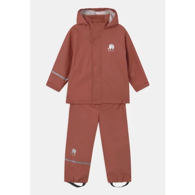 Image of Celavi Cemagic Rain trousers Redwood for kids, Size: 6m,