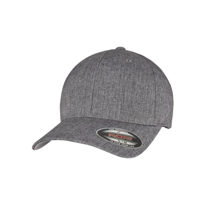 Image of Flexfit Heatherlight Cap, Size: S/M, Melange dark grey
