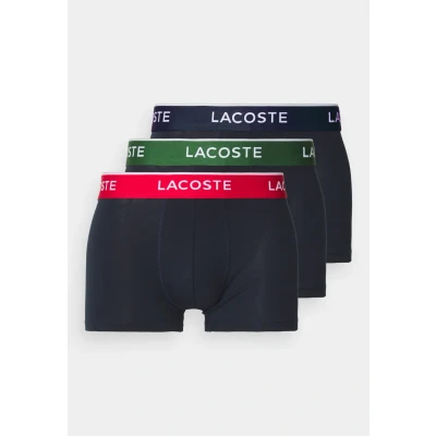 Image of Lacoste 3 PACK Pants, Men&#039;s, Size: XL, Navy blue/green red/navy blue
