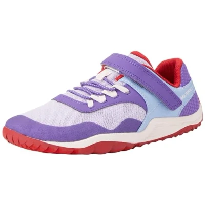 Image of Merrell Trail Glove 7 A/C Unisex Road running shoes for kids, Size: 10K, Purple/chili Textile/synthetics
