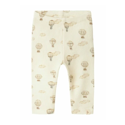 Image of LIL&#039; Atelier Leggings Print Trousers for kids, Size: 18m, Turtledove