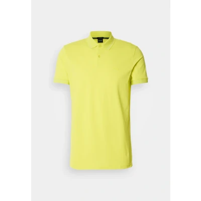 Image of BOSS PIO Polo shirt, Men&#039;s, Size: 4XL, Bright yellow