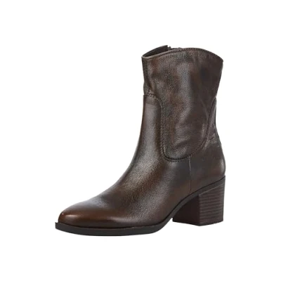 Image of Marco Tozzi Classic ankle boots, Women&#039;s, Size: 4, Cuoio antic Leather