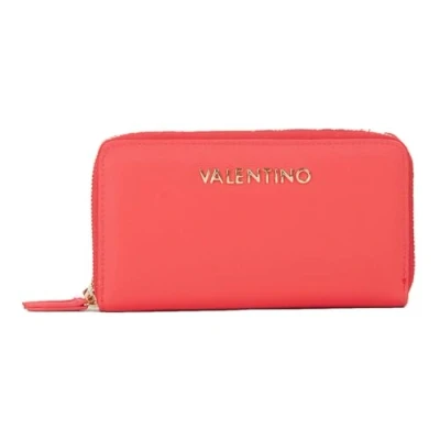 Image of Valentino Unisex Divina Sa Zip Around Wallet, CORALLO, TALLA UNICA