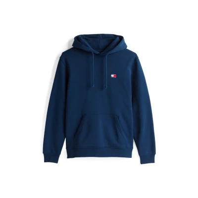 Image of Tommy Jeans Badge Unisex Sweatshirt, Size: 34, Dark night navy