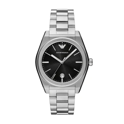 Image of Emporio Armani Federico Watch silvercoloured, Men&#039;s, Size: One Size, Silver coloured