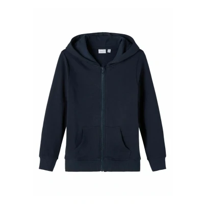 Image of Name it Regular FIT Zipup sweatshirt for kids, Size: 98, Dark sapphire