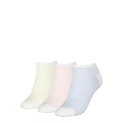 Image of Tommy Hilfiger Women Gifting 3 PACK Socks, Women&#039;s, Size: 2.5 5, Light blue/light pink/light yellow