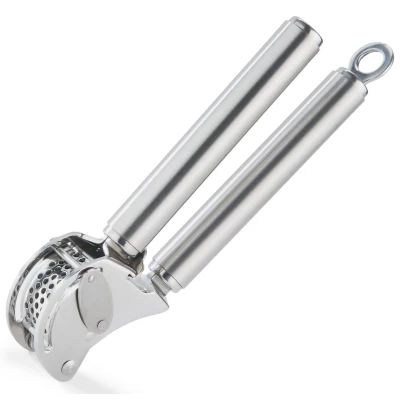 Image of Rosle Garlic Press Round Stainless Steel With Scraper