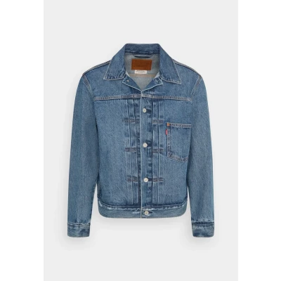Image of Levi&#039;s TYPE I Trucker Denim jacket, Men&#039;s, Size: Small, Medium indigo stonewash