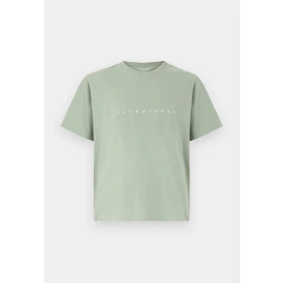 Image of JACK &amp; JONES Men&#039;s Jjestar Jj Tee SS Noos T Shirt, Iceberg Green, XS