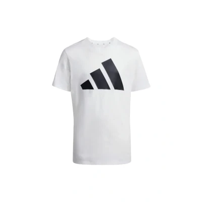Image of adidas Performance TEE Print Tshirt for kids, Size: 7 8y, White black
