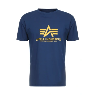 Image of Alpha Industries Basic T shirt for Men, New Navy, L, L