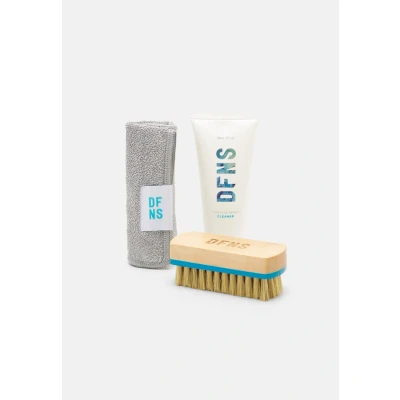 Image of DFNS Footwear Cleaning Kit, includes Plant Based Cleaner (90ml), Premium Brush, and Microfiber Cloth, for Leather, Suede, Nubuck, &amp; Canvas Shoes, Trainers, Sneakers Care