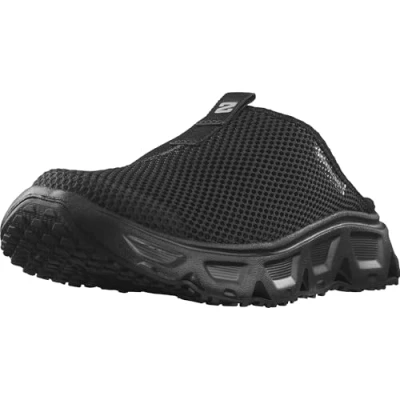 Image of Salomon Reelax Slide 6.0 Walking sandals, Men&#039;s, Size: 12, Black/alloy Textile