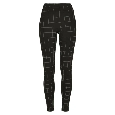 Image of Urban Classics Leggings Trousers, Women&#039;s, Size: 4XL, Black/white