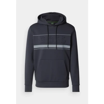 Image of BOSS Soody ZONE Sweatshirt, Men&#039;s, Size: Small, Dark blue