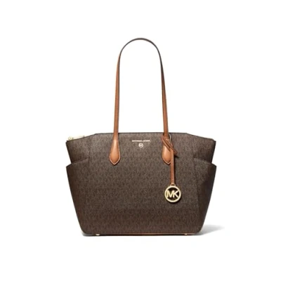 Image of Michael Kors Marilyn TOTE Handbag, Women&#039;s, Size: One Size, Brown