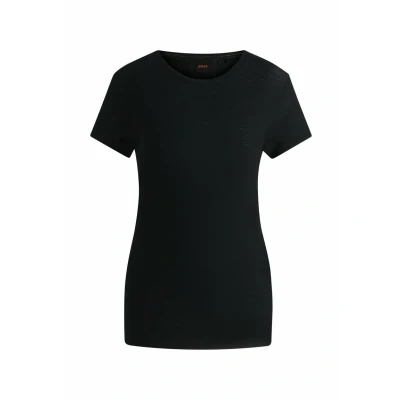 Image of BOSS Basic Tshirt, Women&#039;s, Size: Medium, Black one