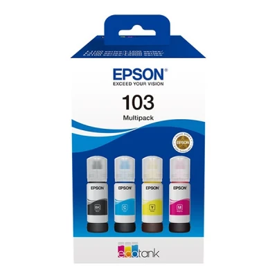 Image of Epson C13T00S64A Ink Cartridge 4 pc(s) Original Black Cyan Magenta Yellow