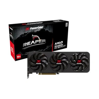Image of Powercolor Radeon RX 9070 XT Reaper (16GB GDDR6/PCI Express 5.0/2970MHz/20000MHz)