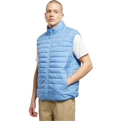 Image of Urban Classics Bubble Waistcoat, Men&#039;s, Size: Medium, Horizonblue