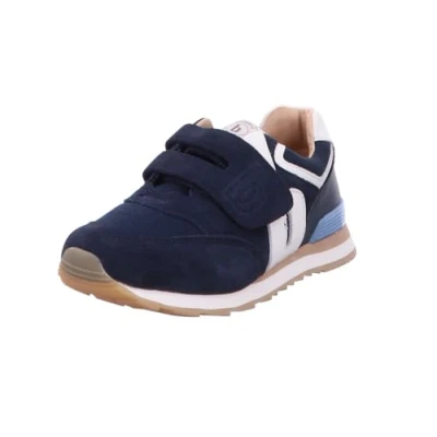 Image of Bisgaard Winston Trainers for kids, Size: 3.5, Ocean Leather and textile