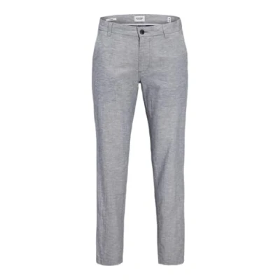 Image of JACK &amp; JONES Men&#039;s Jpstace Jjsummer Linen Blend Pant Sn Denim Jacket, Faded Denim, 29W / 30L