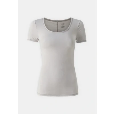 Image of Schiesser Kurzarm Atmungsaktiv Personal FIT Undershirt, Women&#039;s, Size: Small, Braun
