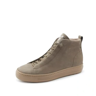 Image of Paul Green Hightop trainers, Women&#039;s, Size: 8, Taupe Nubuck