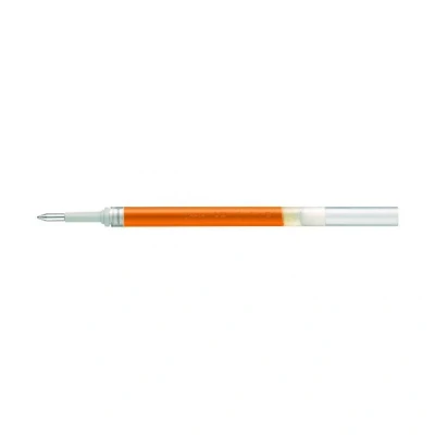 Image of Pentel LR7 F Refills for EnerGel Gel Pens, 0.7mm Metal Tip, Orange Ink (Pack of 2)
