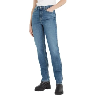 Image of Tommy Hilfiger Classic Straight leg jeans, Women&#039;s, Size: 30x30, Blue denim
