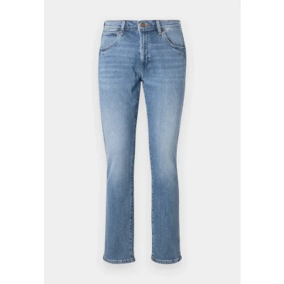Image of Wrangler Larston Straight leg jeans, Men&#039;s, Size: 30x32, Light blue denim