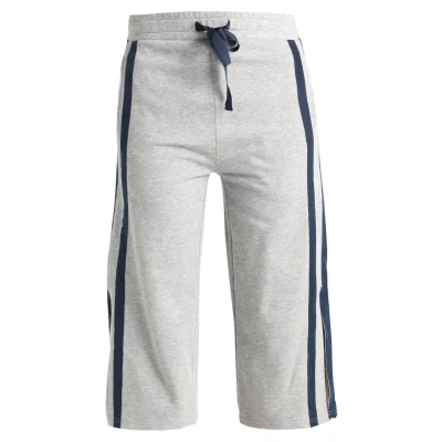 Image of Urban Classics Ladies Taped Terry Culotte Tracksuit bottoms, Women&#039;s, Size: XS, Grey/navy