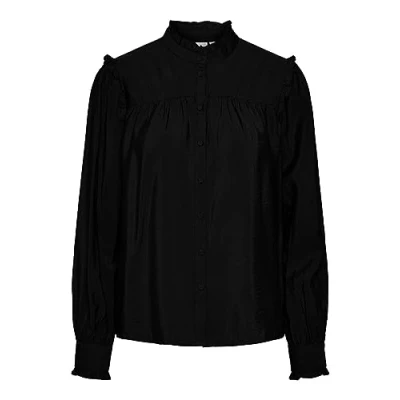 Image of YAS Yaspari Blouse, Women&#039;s, Size: Medium, Black