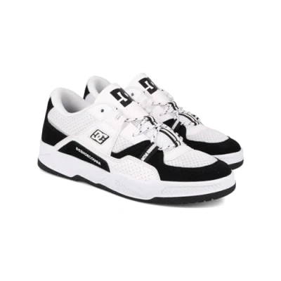 Image of DC Shoes Construct Skate shoes, Size: 10.5, Bkw black white Leather