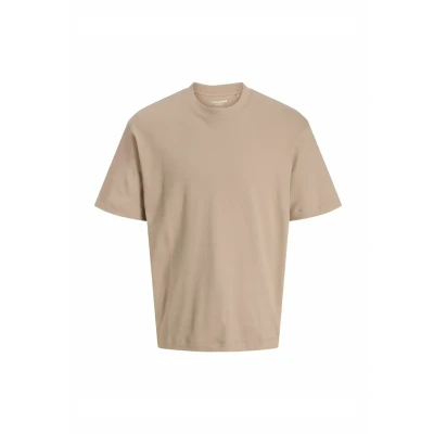 Image of JACK &amp; JONES Men&#039;s Jjeurban Edge Tee SS O Neck Noos, Mocha Meringue, M